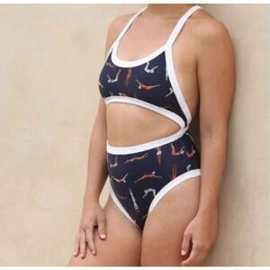 Aerie Synchronized Swimmer Prints One Piece Swimsuit